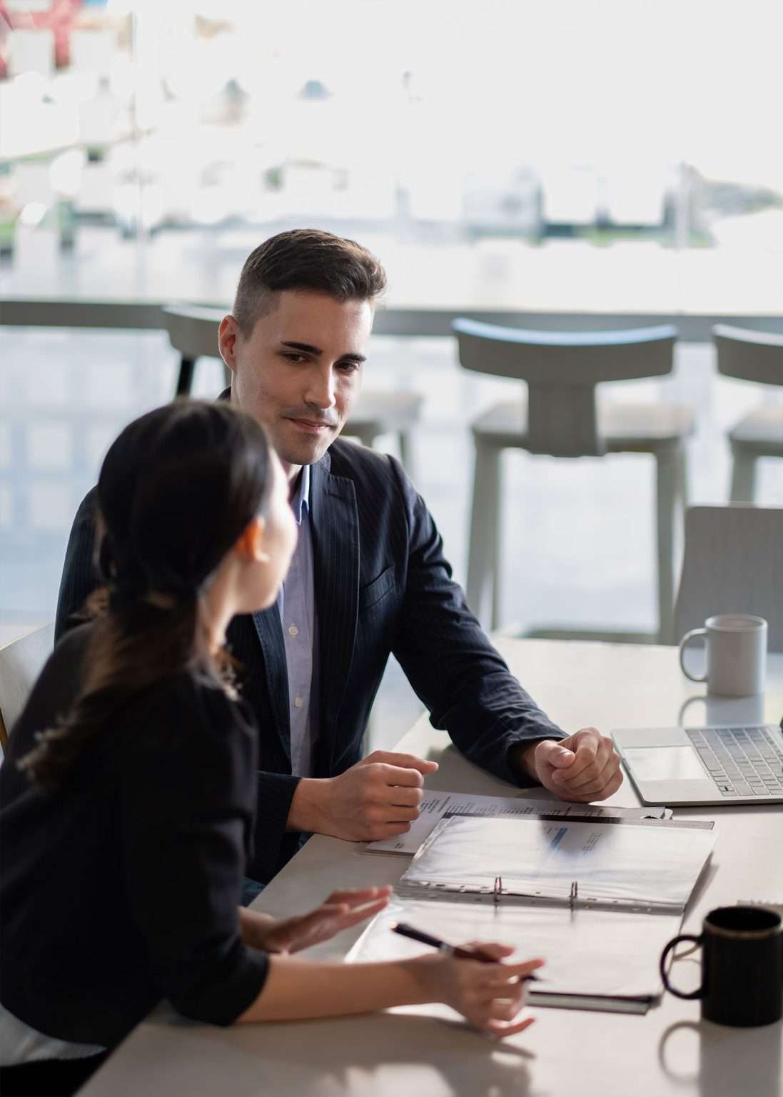 Professional consultation for Fractional CFO services at Peace of Mind Business Solutions